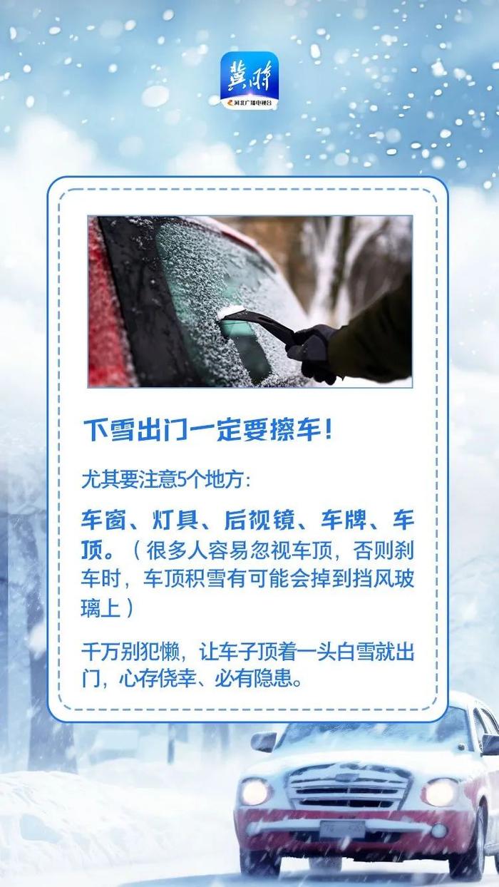 继续发布大风蓝色预警！今天河北这里还有雪，具体天气预报→