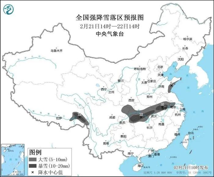 上海人注意：列车停运通知！中央气象台6预警齐发，寒潮、冰冻、暴雪持续