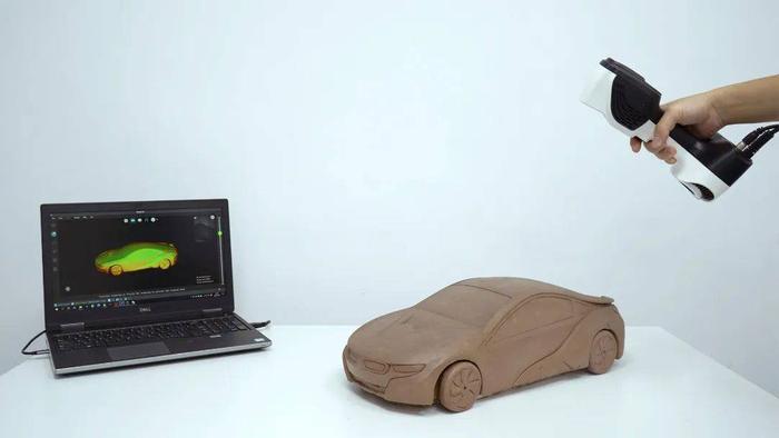 助教促学，勇夺第一！iReal 3D扫描仪精准采集汽车油泥模型数据