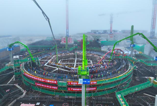 漳州核电二期工程“华龙一号”3号机组全面开工