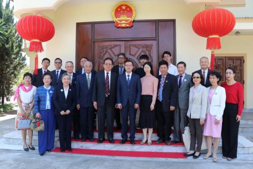 驻清迈总领事陈海平会见泰北中国和平统一促进会会长一行
