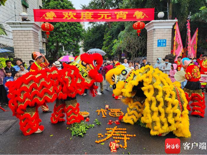 海口府城：舞狮、游街闹元宵