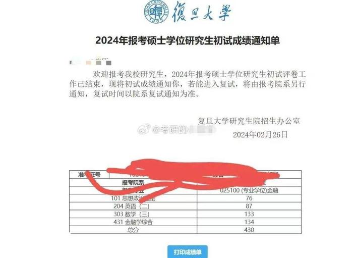 “英语考了66，复习的时候真的很要命！”2024考研初试放榜