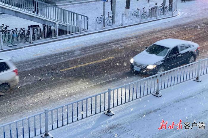 过去24小时，甘肃75个县区出现降雪天气