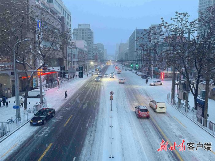 过去24小时，甘肃75个县区出现降雪天气