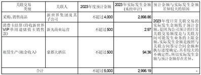 证券代码：600628    证券简称：新世界    公告编号：临2024-005