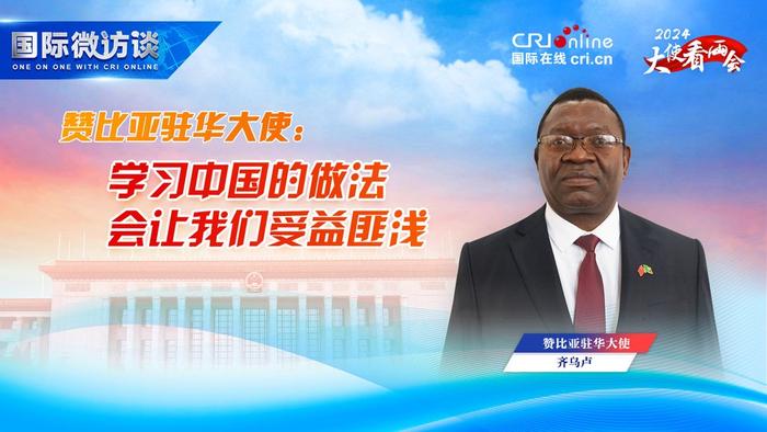 赞比亚驻华大使：学习中国的做法会让我们受益匪浅