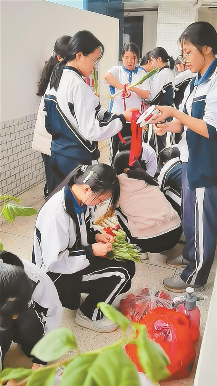 创意奖励挺“食”在！深圳一高中给优秀学生发蔬菜瓜果富有才华的你值得奖一捆油麦菜