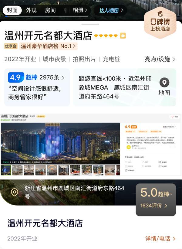 温州开元名都大酒店：开业首年破亿强势启航，创新经营助品牌腾飞