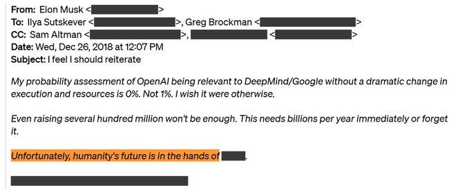 刚刚，OpenAI官方发文驳斥马斯克，自曝8年间邮件往来截图