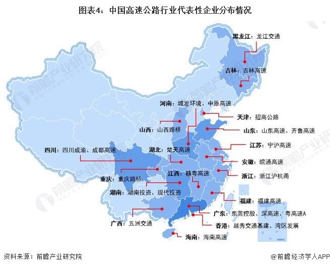 【干货】高速公路行业产业链全景梳理及区域热力地图