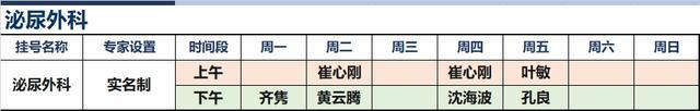 上海新华医院2024年3月份高级专家（特需）门诊一览表