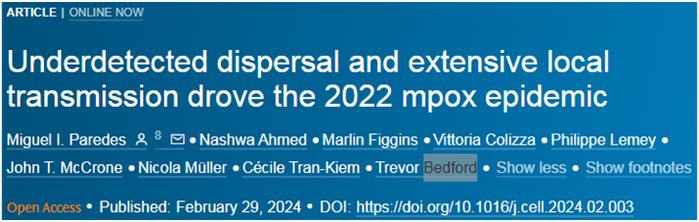 Cell | 新研究探究2022年猴痘疫情在爆发后开始减缓的原因