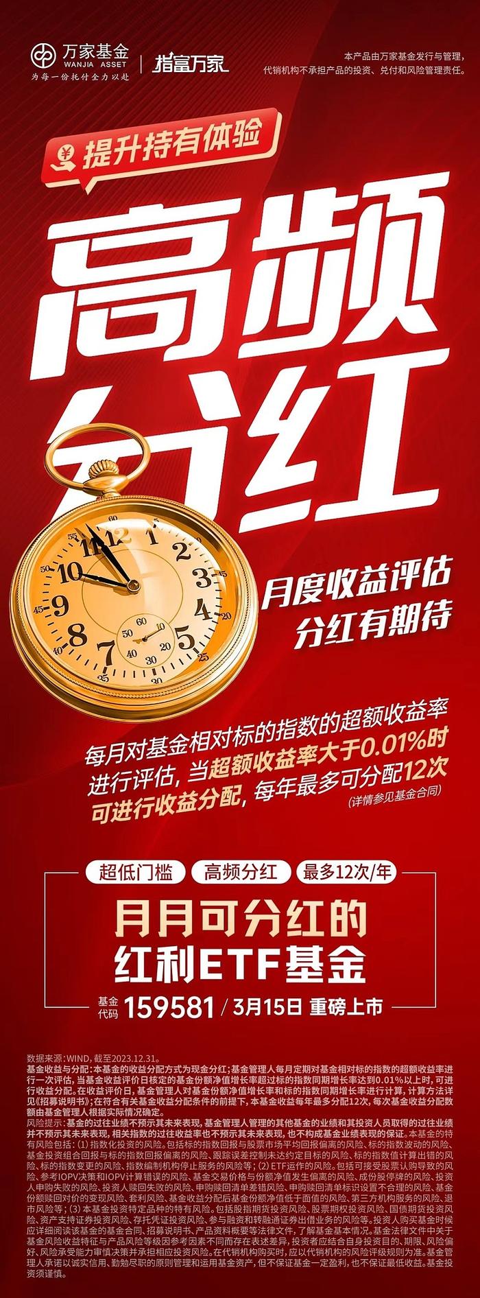 有奖征文月月可分红的红利ETF基金3月15日重磅上市投资红利更好的选择~