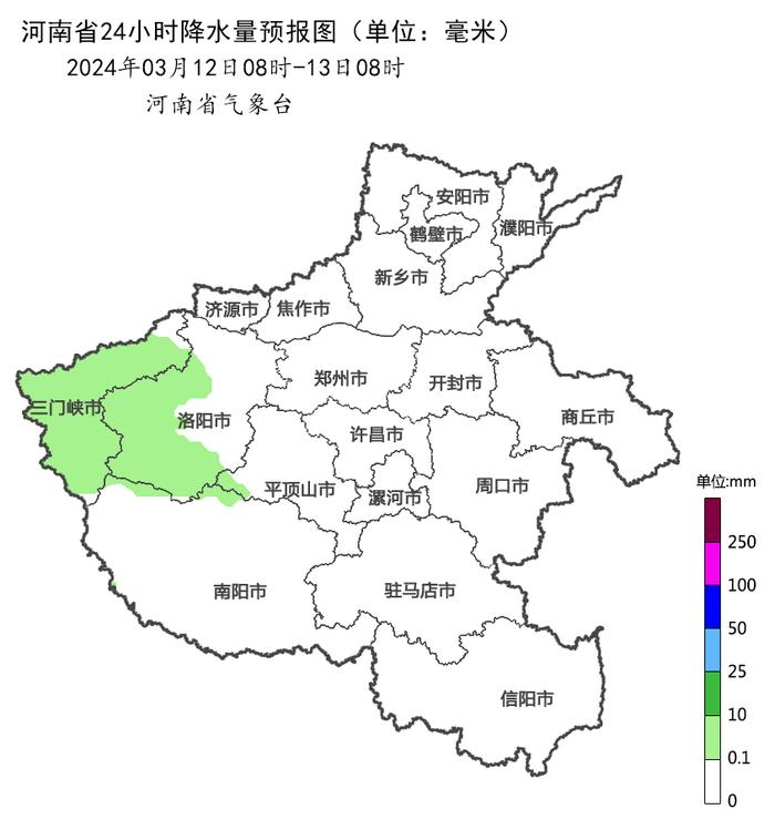 今夜到明天河南多地有降水