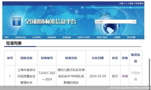 上海发布母乳低聚糖团体标准乳粉再掀新风口？