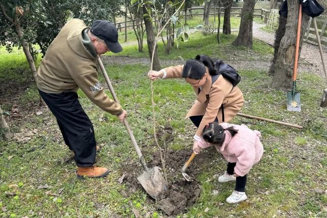 山楂树、桃树、桂花树……植树节里，大家一起种下春天！