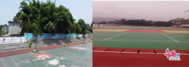 宜宾长宁县9所学校运动场地“焕新颜”，提升师生“幸福感”