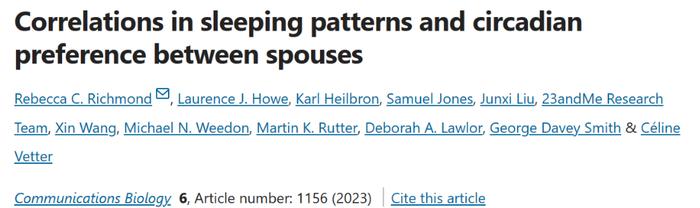 与爱同眠！nature子刊超四万对配偶调研数据表明与配偶同睡竟比独自入睡睡的更香、更好！