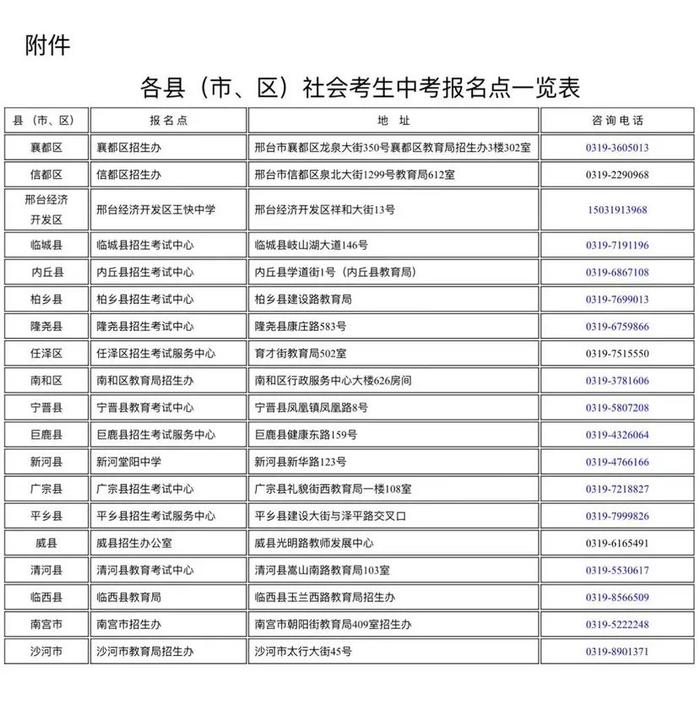 最新公告！河北2市中考报名时间确定