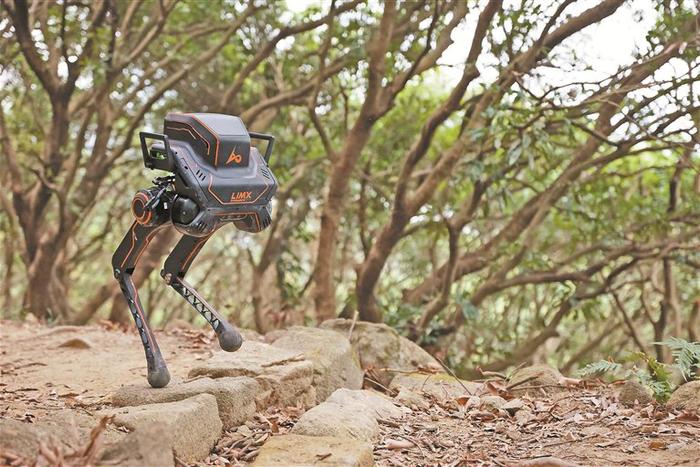 “深圳制造”机器人厉害了！在野外复杂地形中行走自如