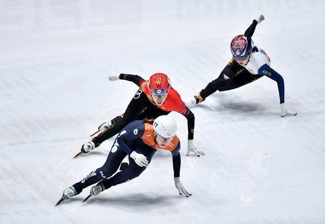 短道速滑——世锦赛：中国队晋级女子3000米接力B组决赛