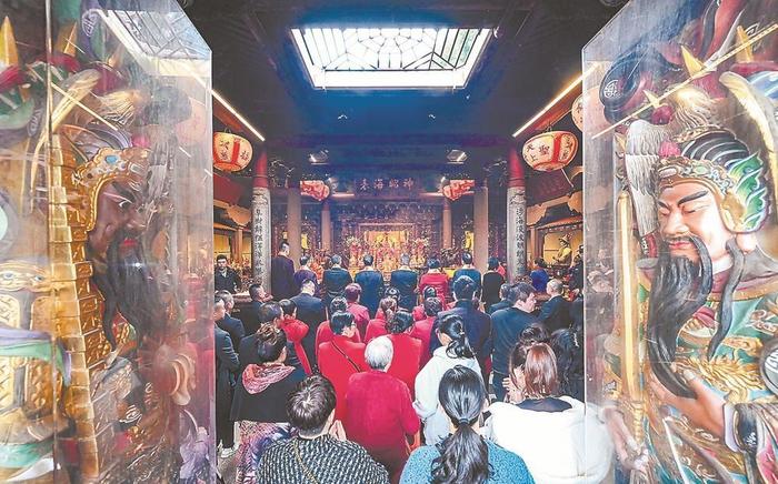 湄洲妈祖分灵秘鲁莆田商会仪式举办
