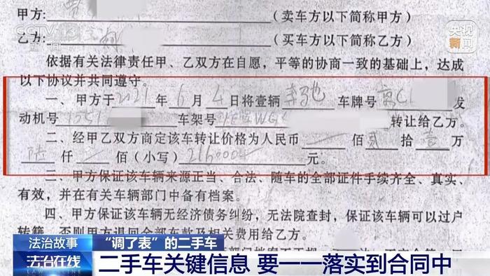 二手车里程表被调 消费者能否要求“退一赔三”？