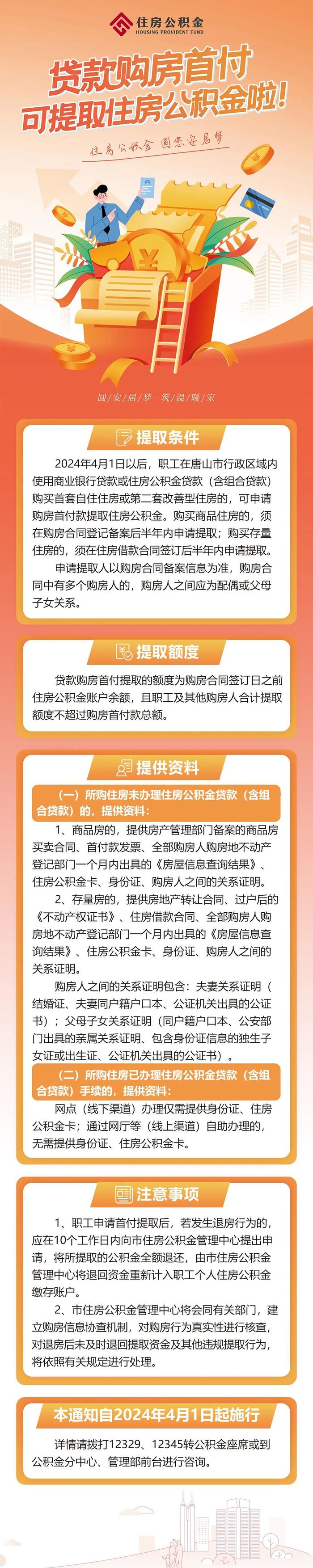 贷款购房首付可提取住房公积金啦！