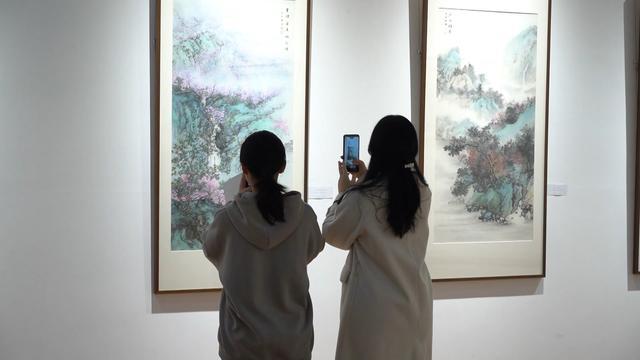 散入春风满洛城——李蝉羽山水画展开幕