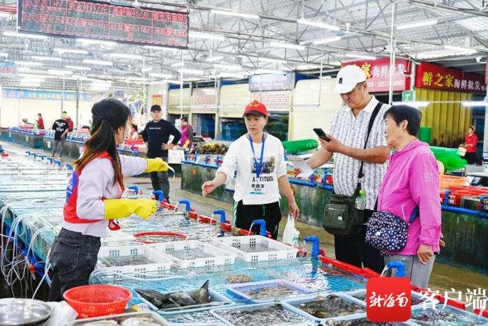 文昌高隆湾海鲜广场用上物联网智能电子秤 星级市场劲吹“诚信风”