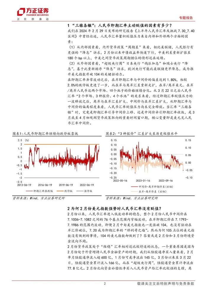 【方正宏观】人民币汇率贬值是否预示“降息”？——兼汇率“六问六答”