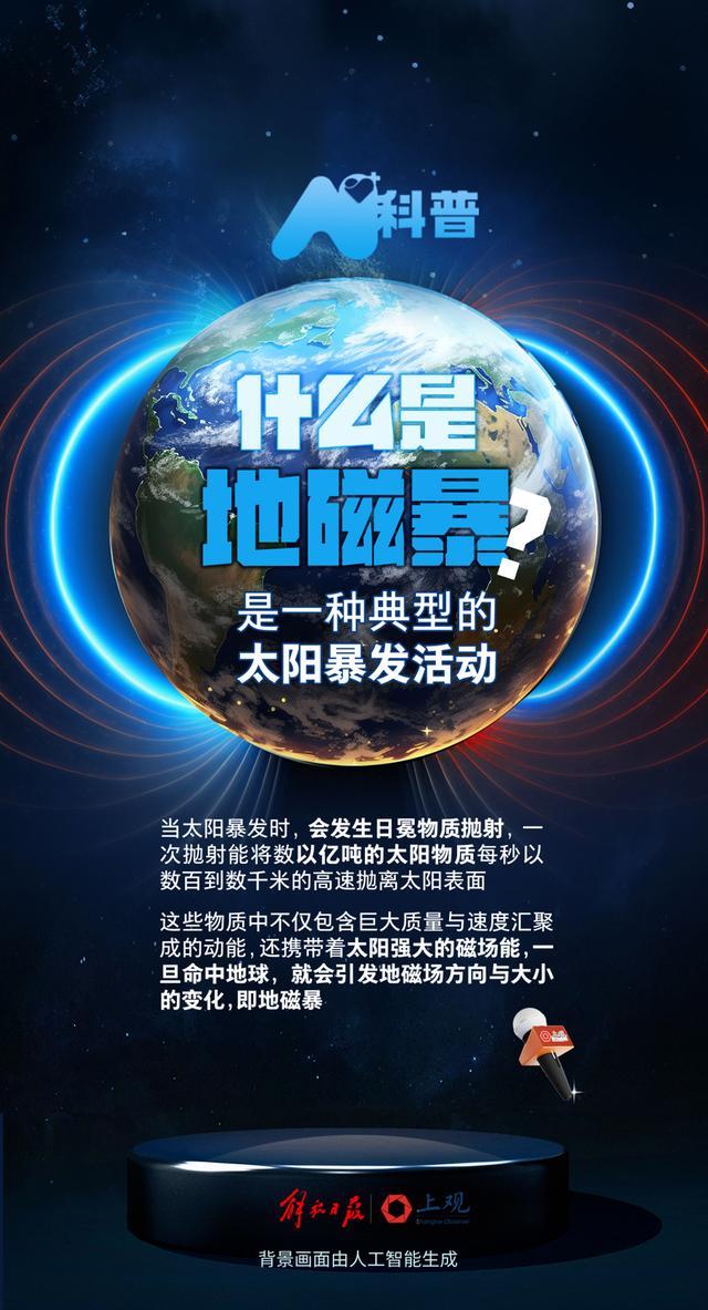 AI科普｜这几天暴发的地磁暴是什么？