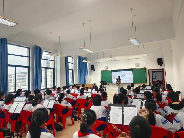 湘钢一中教育集团市十二中：校际交流共话音乐教学