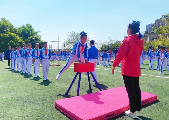 北大资源鲤鱼池小学参加江北区中小学体育大课间活动评比