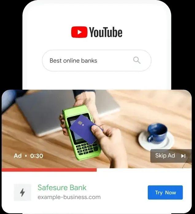 YouTube贴片广告