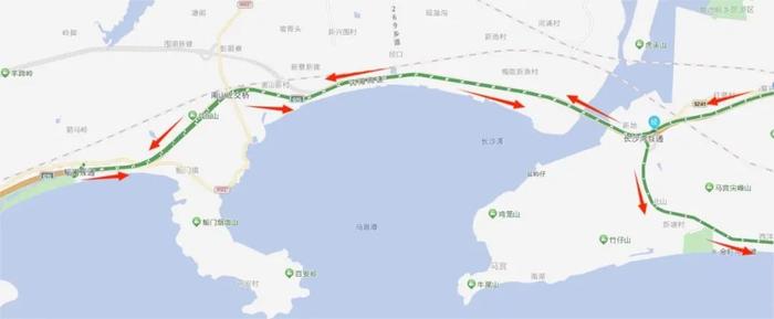 通告！沈海高速公路汕尾段长沙湾互通深圳方向下行匝道实施交通管制