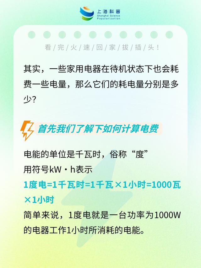 拔下电器插头能省多少电？看完火速回家拔插头