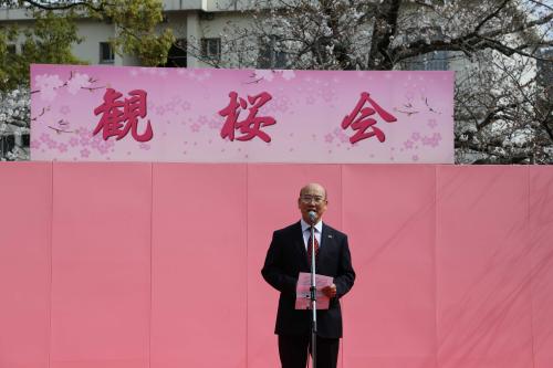 驻长崎总领事张大兴出席总领馆举办的2024年赏樱会