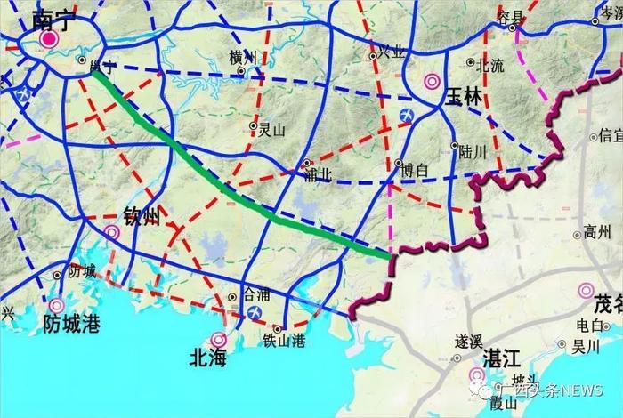连接广西和广东！2024年将推进这些高速公路和铁路