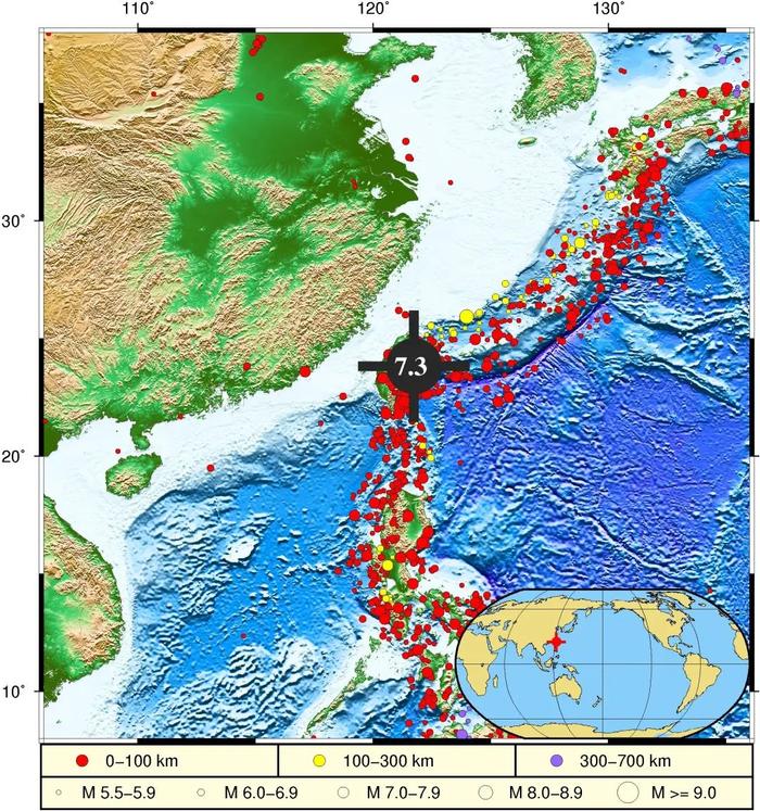 中国台湾海域7.3级强震，会引发我国沿岸海啸吗？