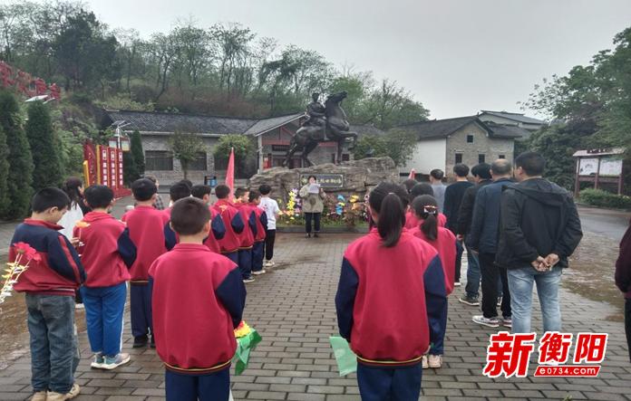 耒阳市淝田镇中心学校：缅怀革命先烈，传承红色基因