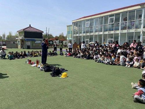 警园联动  实战演练——方城县厚德幼儿园消防演练系列活动