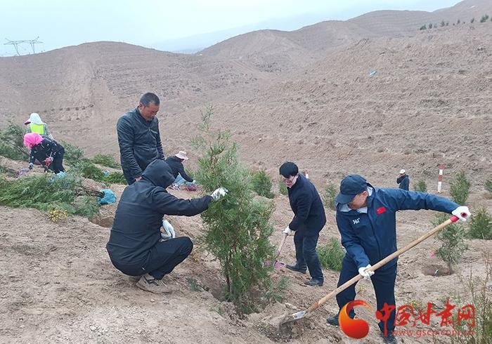 中国甘肃网走进武威凉州区 植绿南山共建生态家园