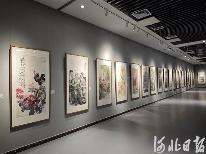 盛世丹青大家绘！河北省群众美术主题创作展开展