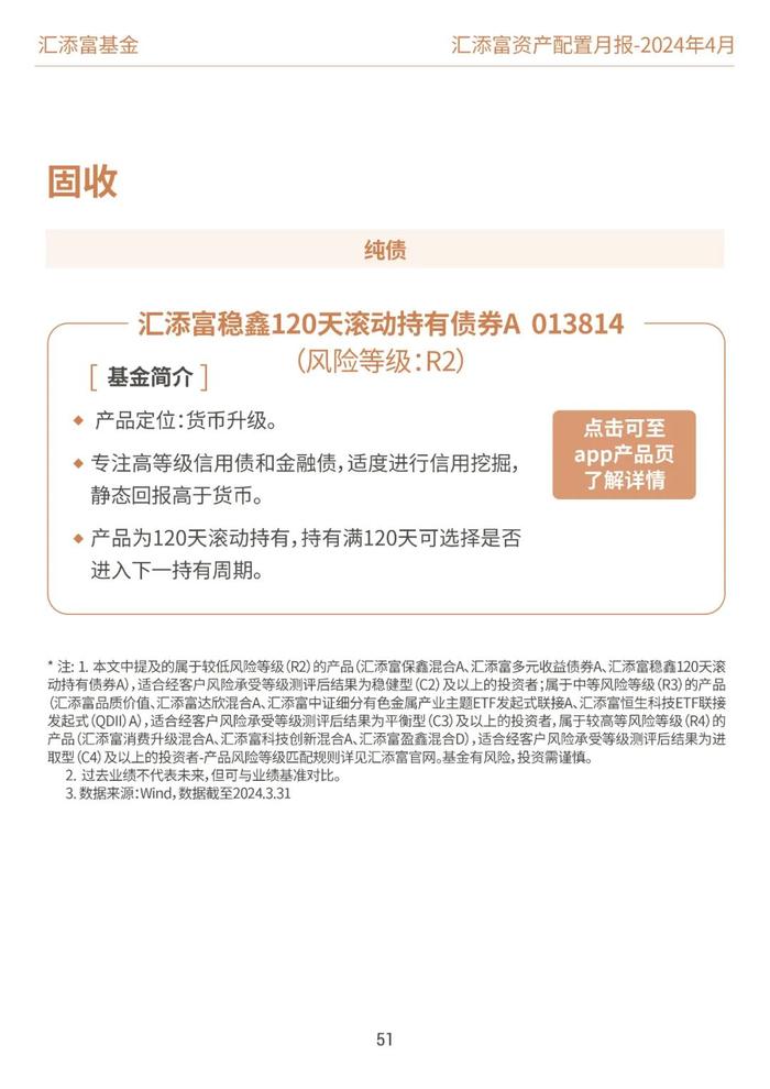 汇添富基金资产配置月报 | 2024年4月：业绩披露期，市场或回归基本面定价逻辑