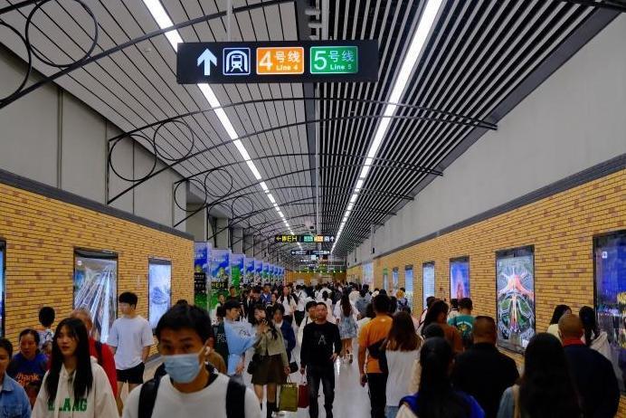 【云南】昆明地铁4号线动态地图“小”调整 乘客出行“大”便利