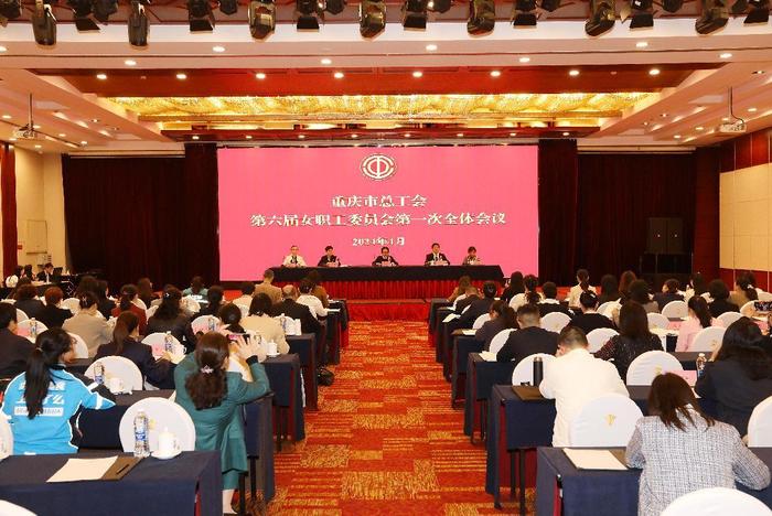 重庆市总工会第六届女职工委员会第一次全体会议召开