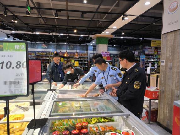 浙江瓯海开展食品流通环节冷藏冷冻食品、散装食品专项整治