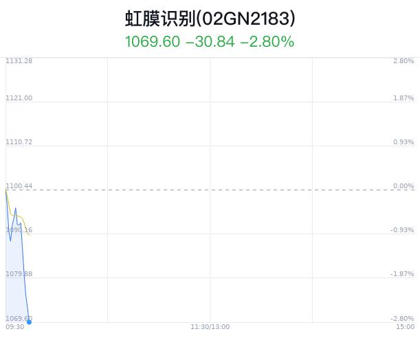 虹膜识别概念盘中拉升，广电运通涨2.05%